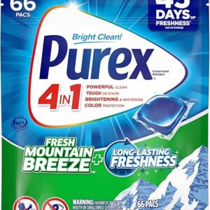 Purex 4-in-1 Laundry Detergent Pod - 66 Pack